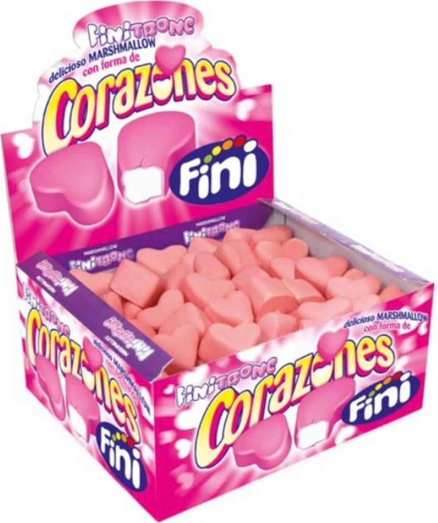 CŒUR DE GUIMAUVE A LA FRAISE (LOTS DE 5)