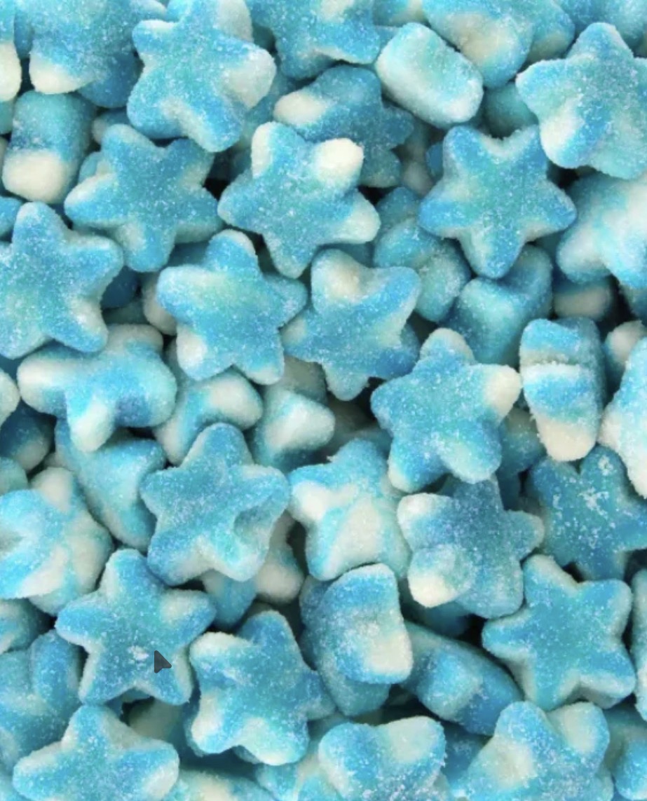 ÉTOILE TWIST BLEUE SUCRÉE HALAL (100G)