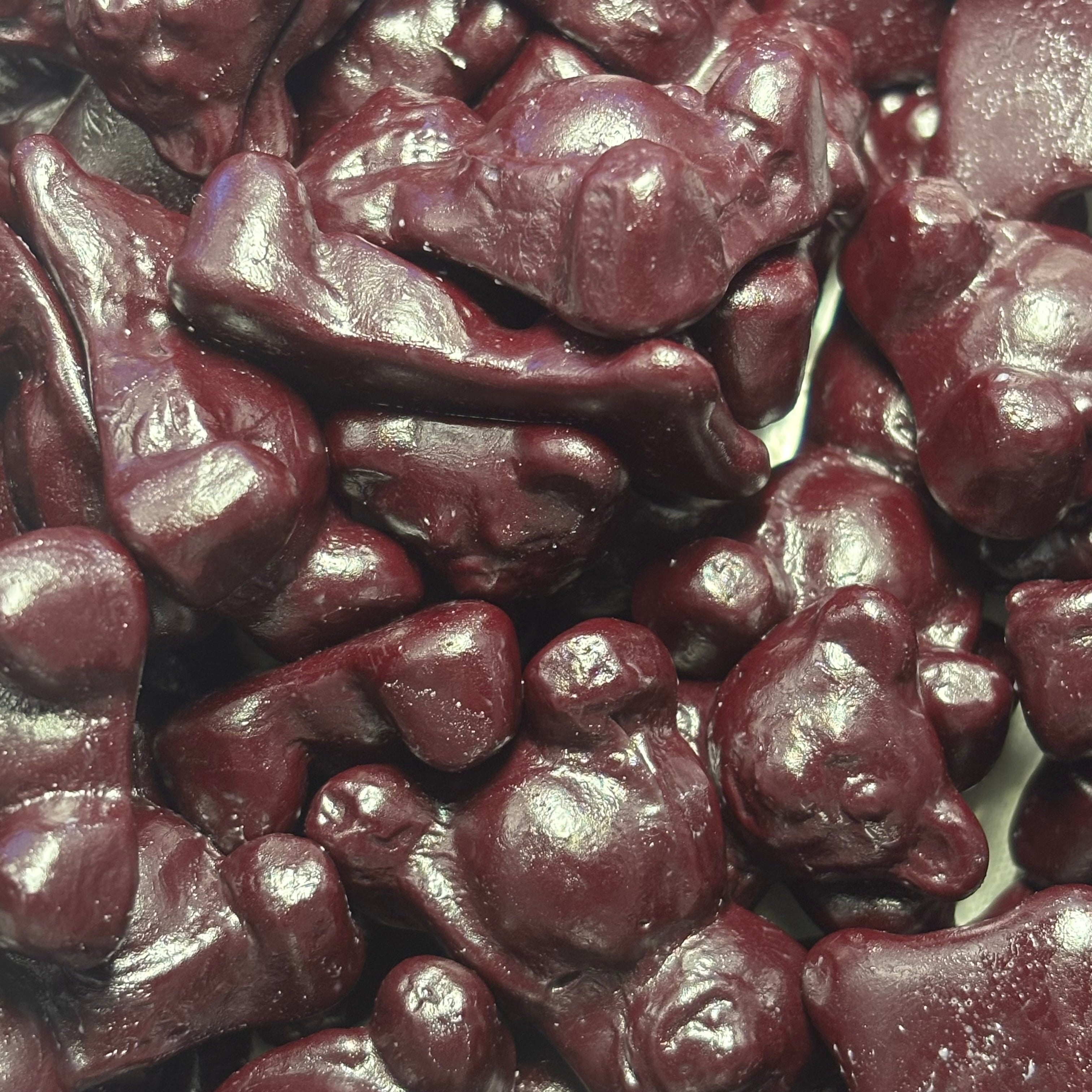 OURSONS SALÉS À LA RÉGLISSE BRILLANTS HALAL (100g)