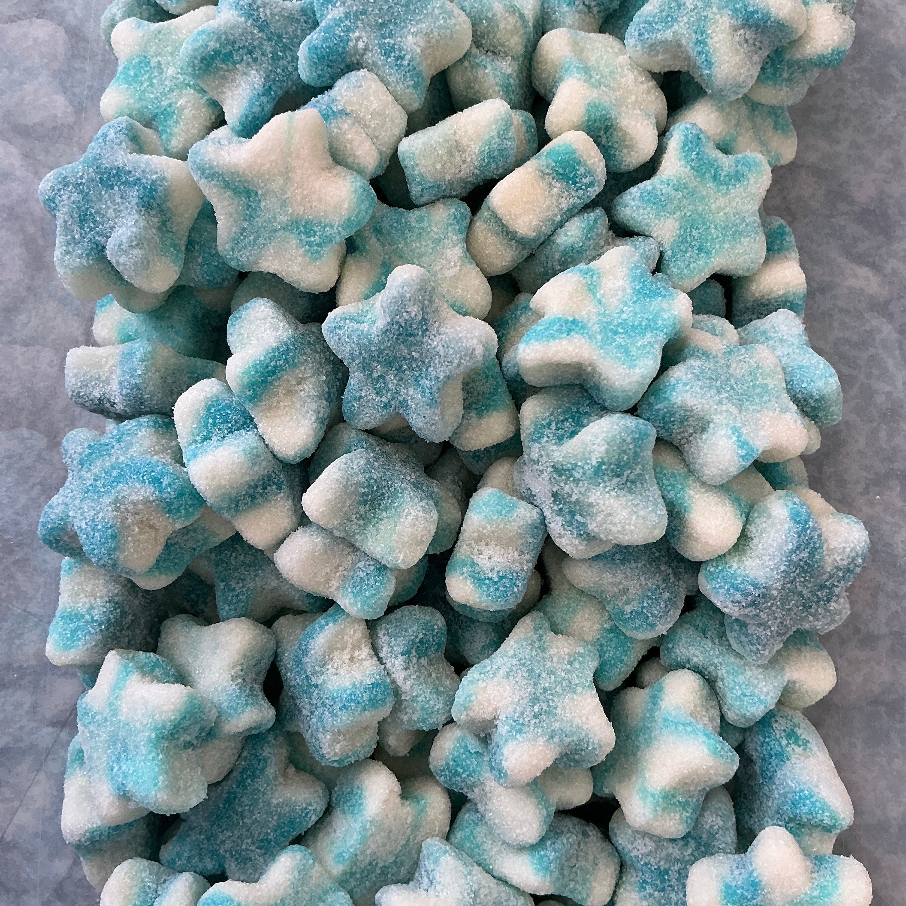 HALAL BLAUER ZUCKER-TWIST-STERN (100G)