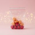 Assortiment Balles de Golf x10 fond rose bokeh