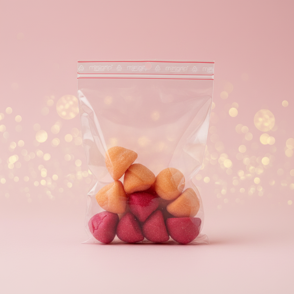 Assortiment Balles de Golf x10 fond rose bokeh